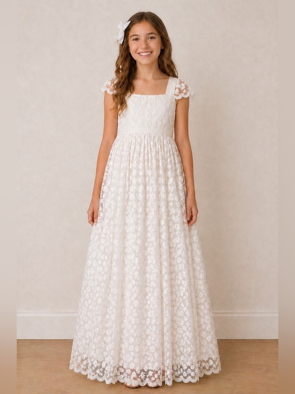 Show Me Your Mumu Mini Daisy Lace Maxi Dress 11-12 Flower Girl